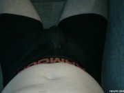 Preview 4 of Double Cumshot And Pre Cum In Underwear (Under Armour)