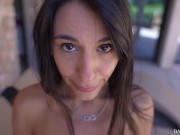 Preview 2 of Face fucked my hot brunette neighbour - she gave me pussy and ass and eat my cum