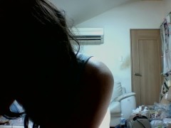 地味な貧乳ぽっちゃりメンヘラ人妻がホラー系の音楽をかけながらマッサージ器オナニー、ラスト放心状態　1時間耐久 - Screenshot 8 of 16 - ａｓｍｒ