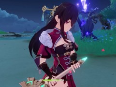 Beidou - Genshin Impact ryona + ragdoll - English/ Japanese リョナ/ Korean 료나 / Chinese 良娜