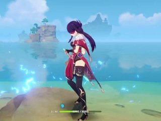 Beidou - Genshin Impact ryona + ragdoll - English/ Japanese リョナ/ Korean 료나 / Chinese 良娜