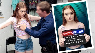 Shoplyfter - Cute Redhead Teen Caught Stealing Underwear Will Need To Do Whatever LP Officer Demands