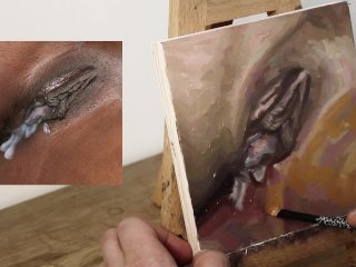 solo, creampie, art, point of view