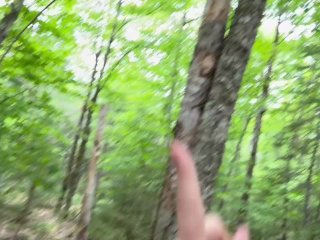 I Wanted_to Suck His Cock in the Forest_So He Gave Me a Big Load of Cum to_Swallow!