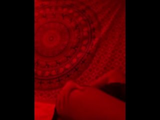 Vibrator and Red Lights (message me on Onlyfans for FULL video)