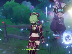 Kuki Shinobu - ryona (trial) - English/ Japanese リョナ/ Korean 료나 / Chinese 良娜 - Genshin Impact