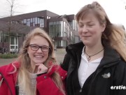 Preview 2 of Ersties: Studentinnen vögeln in der Berliner Uni-Bibliothek