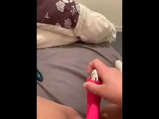 vertical video, solo female, toys