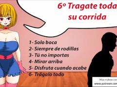 Tutorial para sissys. Como hacer una buena mamada. JOI CEI en español.