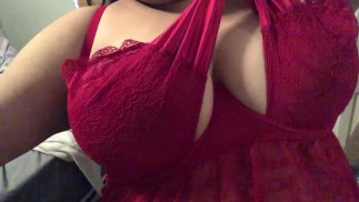 Красное нижнее белье 😍