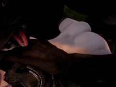 Serana Meets A Werewolf Modded Skyrim 9/16