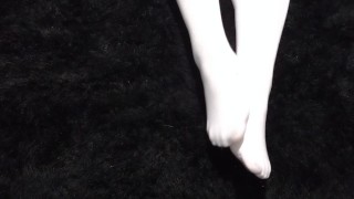 Close up van de schattige voeten van Kitty