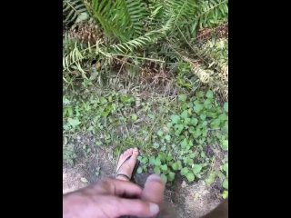 Pissing and Earthing in Nature