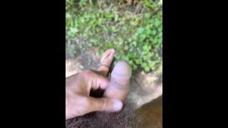 Pissing and Earthing in Nature 