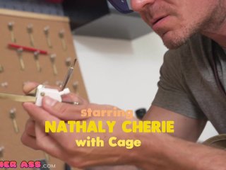 DEVIANTE - Super horny blonde with big tits gets her chastity belt removed and fucked in her ass screenshot number 0