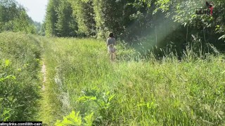 A stranger crept up on me in the forest and made me suck his dick