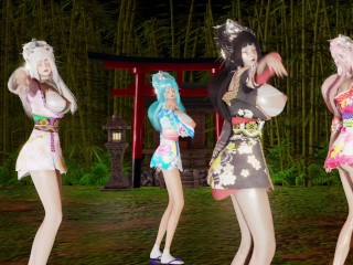 【Girls' Dancer】極楽浄土 - Reika/Ryoko/Mona/Susu