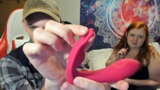 Animour Panty Dildo Unboxing and Masturbation with Sophia Sinclair and Jasper Spice