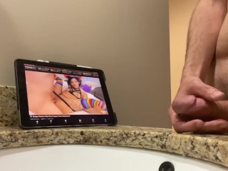 Watching Teen get Fucked Hard Ahegao Huge Cock Huge Cumshot Dirty Talk Moaning