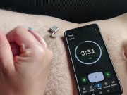 Preview 3 of Four fingers, four minutes for cuck to cum