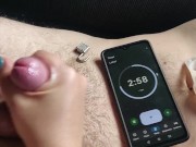 Preview 5 of Four fingers, four minutes for cuck to cum