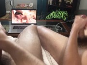 Preview 4 of STRAIGHT BEST FRIENDS CUM HARD WHILE JERKING OFF IN NEW TOYS