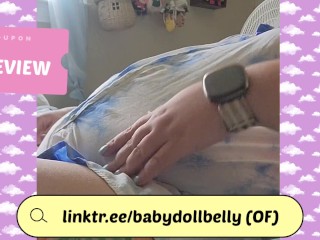 BBW 肚兜膨胀在纽扣上