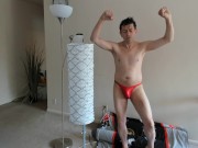 Preview 4 of Maolo the Bodybuilder takes a Buddy to His XXX Dressing Room!
