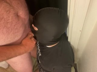 No escape sloppy head facefuck for faggot cocksucker