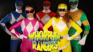 Power Rangers ORGY - The evil & horny Lord Head possesses the minds of the Rangers
