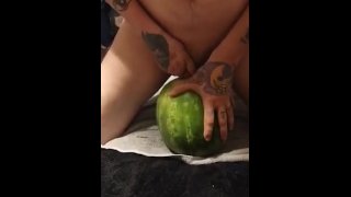 Watermeloen neuken