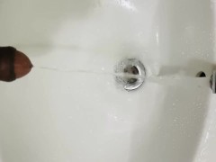 Pissing hard to cut water from faucet in-the sink challenge 