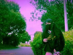 昼間の公園で電流とイラマスクとバイブ - Screenshot 8 of 16 - Vibrator