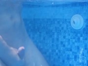 Preview 4 of Huge Cock facing the pool jet