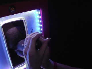 INTERRACIAL GLORYHOLE!! HUBBY RECORDS_HIS WIFE!