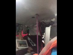 This was earlier that day geting practice befor later in the evening event