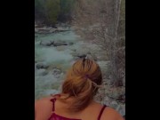 Preview 1 of POV Public Sex- Getting Fucked on a Hiking Trail