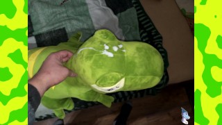 緑の恐竜t-rex:ショット