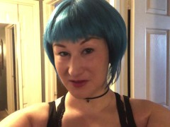 Video Ramona Flowers JOI for Scott Pilgrim - Blue Hair Alt Girl Curvy Big Ass Natural Tits