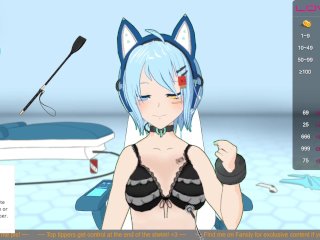 asmr moaning, hard spanking, hentai, blue haired girl