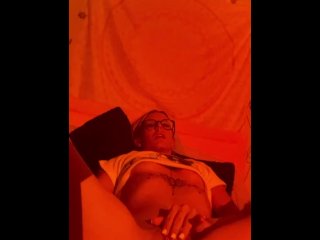 teen plays with herself