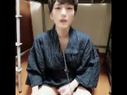 Preview 1 of Yukata handsome Japanese ejaculate in large quantities with continuous masturbation after ona ban! 0