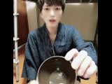 Yukata handsome Japanese ejaculate in large quantities with continuous masturbation after ona ban! 0