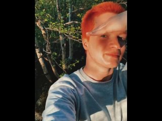 Ginger sweetie boy loves to walk and show his body