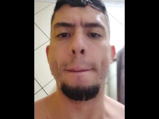 Finalizando o banho daquele jeito