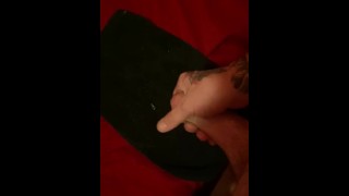 *new* Cumshot on towel after shower. 