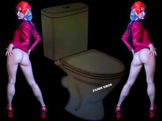 human toilet slave, public toilet, toilet slut, toilet