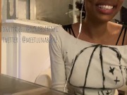 Preview 2 of Ebony GF Long Distance ASMR / JOI, GENUINE ORGASM