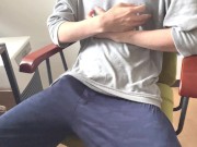 Preview 2 of Visitor in the middle of masturbation