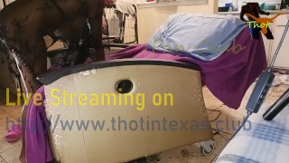 Thot in Texas - Follando a mi Hot Ebony Milf Parte 01